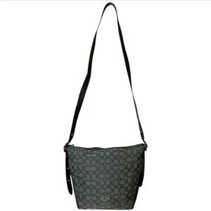 Coach Monogram Crossbody Shoulder Top Zipper Bag